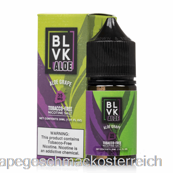 Aloe-Traubensalz – Blvk-Salz – 30 Ml, 35 Mg Vape-Geschmack